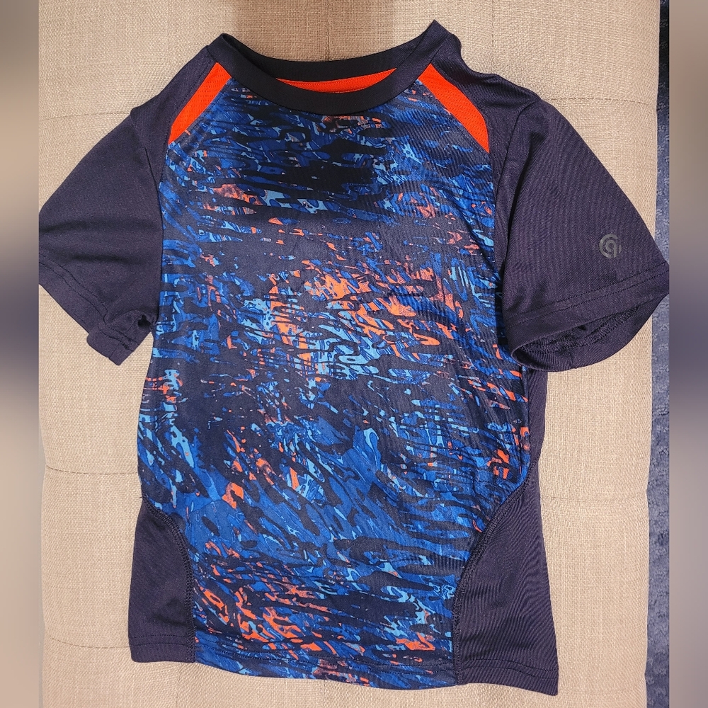 Kids Champion XS Swim Shirt - Blue and Orange